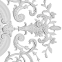 Loftsrosette Rokoko T058S: 1527 x 1161 mm