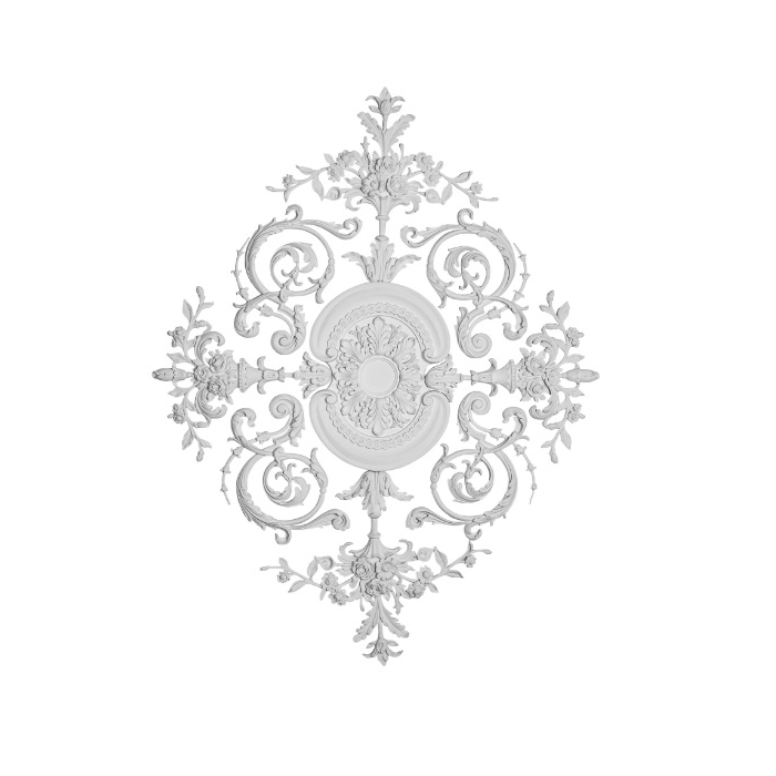 Loftsrosette Rokoko T058S: 1527 x 1161 mm