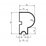 Fasadlist MC105