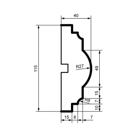 Fasadlist MC114