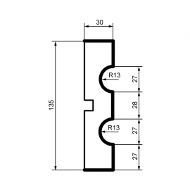 Fasadlist MC118