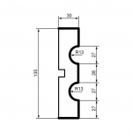 Fasadlist MC118