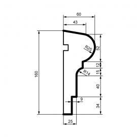 Fasadlist MC130