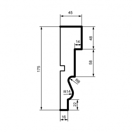 Fasadlist MC134