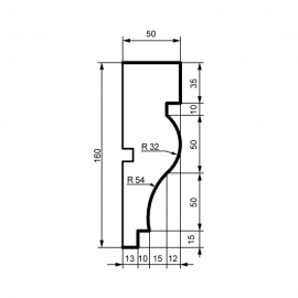 Fasadlist MC166