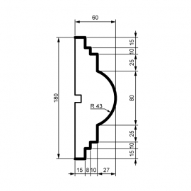 Fasadlist MC168