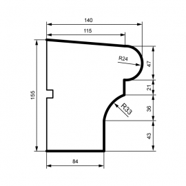 Fasadlist DC107