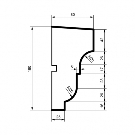 Fasadlist DC108